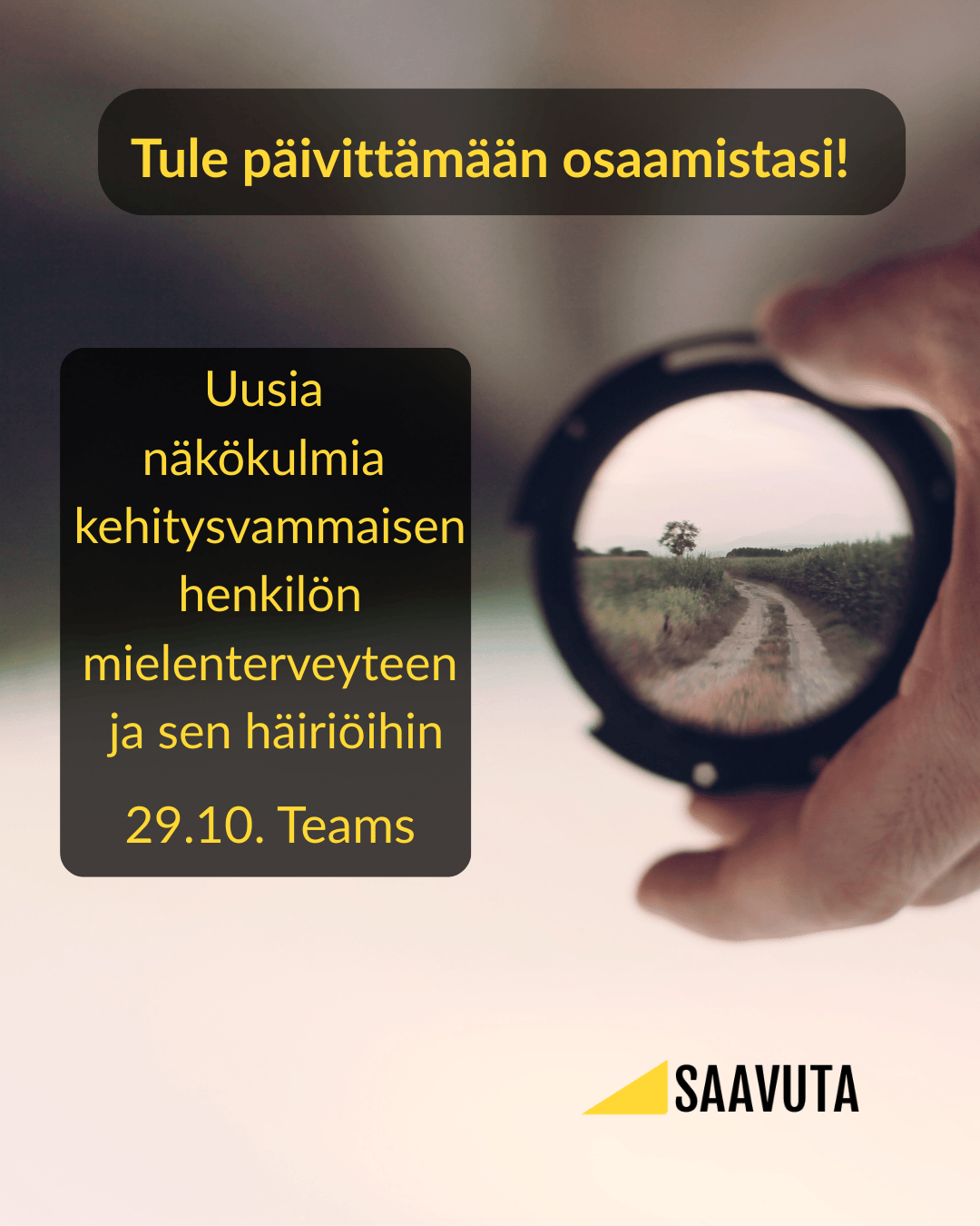 Maisema linssin läpi